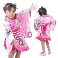 Girl Kimono Lolita Pink